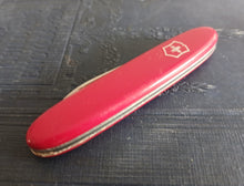Load image into Gallery viewer, Vintage Victorinox Swiss Army Red Pocket Knife 2 Blade Folding Penknife 85mm
