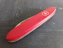 Load image into Gallery viewer, Vintage Victorinox Swiss Army Red Pocket Knife 2 Blade Folding Penknife 85mm
