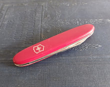 Load image into Gallery viewer, Vintage Victorinox Swiss Army Red Pocket Knife 2 Blade Folding Penknife 85mm
