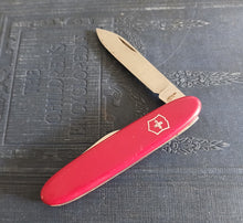Load image into Gallery viewer, Vintage Victorinox Swiss Army Red Pocket Knife 2 Blade Folding Penknife 85mm

