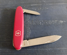 Load image into Gallery viewer, Vintage Victorinox Swiss Army Red Pocket Knife 2 Blade Folding Penknife 85mm
