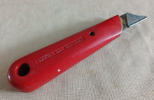 Load image into Gallery viewer, Vintage Stanley 199A Knife Red Handle Made in England Utility Hand Tool
