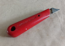 Load image into Gallery viewer, Vintage Stanley 199A Knife Red Handle Made in England Utility Hand Tool
