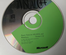 Load image into Gallery viewer, Microsoft Visual C++ 1.52 CD-ROM Power Tools MS-DOS Windows Vintage 1995
