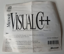 Load image into Gallery viewer, Microsoft Visual C++ 1.52 CD-ROM Power Tools MS-DOS Windows Vintage 1995
