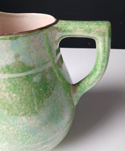 Load image into Gallery viewer, Govancroft Glasgow Green Spongeware Pottery Jug Pitcher Vintage Scottish
