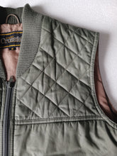 Load image into Gallery viewer, Crossfell Grenfell Mens Quilted Gilet Vest Olive Green Full Zip Size S
