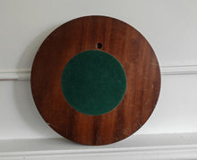 Load image into Gallery viewer, Vintage Mallard Duck Ceramic Wall Plaque , Framed in Solid Wood , 29.5cm Round , Rustic Country Wall
