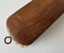 Load image into Gallery viewer, Vintage Bristle Wooden Handle  Shoe Boot Polishing Brush British hanging loop
