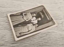 Load image into Gallery viewer, Vintage Sepia Colour Old Family Photograph, 2  Woman and a Smartly Dressed Old Man, Date Uknown, Vol

