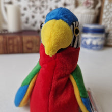Load image into Gallery viewer, Jabber TY Beanie Baby with Tag! - 1997 Parrot Bean Bag Babies Soft Toy Plush
