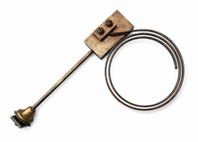 Load image into Gallery viewer, Antique Clock Chime Gong Coil No.278 Brass Mantel Wall Clock Gong 15cm x 11cm
