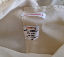 Load image into Gallery viewer, Vintage Canva Cotton Messenger Bag White Colour Made In Hong Kong Genuine Vintag
