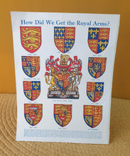 Load image into Gallery viewer, Vintage Book Plates: Royal Arms Shield Illustrations Images,  Ideal for framing or scrapbooking proj
