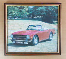 Load image into Gallery viewer, Vintage Car Photo In Frame, 1973 Triumph TR6, Photo By Neil Bruce, Noble Art
