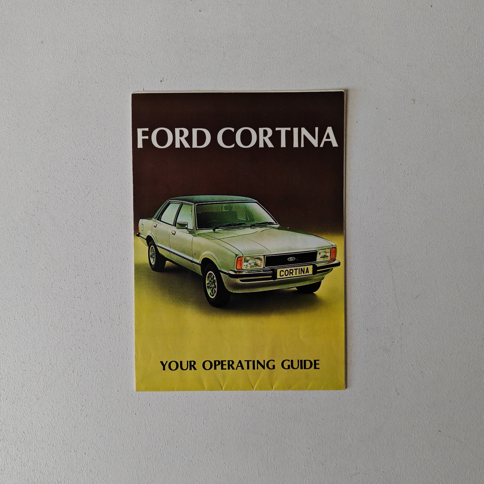 Ford Cortina Mk4 Fold-out Operating Guide