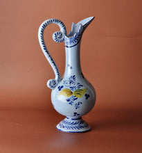Load image into Gallery viewer, Vestal Alcoboco Portugal Water Pitcher/Jug/Vase Vintage Hand Painted Floral Pattern , Blue Pink Yell
