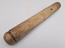 Load image into Gallery viewer, Old Vintage Long Wooden Pestle Spice Crusher Grinder Rolling Pin

