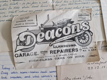 Load image into Gallery viewer, 9 x vintage ephemera: Religious  Paper, Hand Written Poems, Old letter, Old Advert, Signatures on ol
