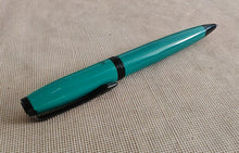 Load image into Gallery viewer, Platignum Studio Ballpoint Pen , Turquoise , Black Ink , 13.5cm , Used
