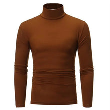 Load image into Gallery viewer, Thermal Underwear Tops Men Spring Clothes Thermal Shirt Autumn Men&#39;s Winter Tights High Neck Thin Slim Fit Long Sleeve T-shirt
