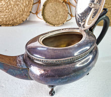Load image into Gallery viewer, Vintage EPNS Hard Soldered Teapot with Black Hard Plastic Handle
