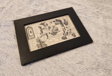 Load image into Gallery viewer, Vintage Book Plate Illustration Picture Frame Arabian Nights Queen Shahrazad
