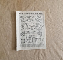 Load image into Gallery viewer, Knots Strops and Slings Instruments  Image Illustrations Vintage Drawing Image Book Plate, Hitch &amp; H
