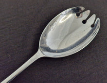 Load image into Gallery viewer, Vintage England Chromium Plated Stainless Salad Serving Spoon
