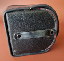 Load image into Gallery viewer, Vintage Empty Lens Case For Small Lens , Black Colour, Red Interior
