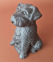 Load image into Gallery viewer, Vintage Priory Castings Resin Dog Figures Ornaments , Black Colour
