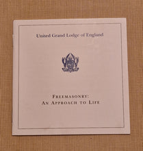 Load image into Gallery viewer, United Grand Lodge Of England , Freemasonary An Approach To Life Guide Booklet
