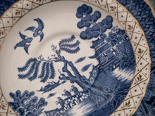 Load image into Gallery viewer, Booths Real Old Willow Saucer – Blue &amp; White Transferware Made in England – 16cm
