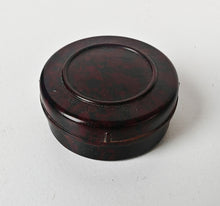 Load image into Gallery viewer, Vintage Bakelite Plastic Shoe Polish Pot Round Brown 4.5cm Collectible
