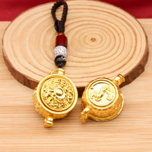 Load image into Gallery viewer, Chinese Style Zodiac Cornucopia Keychain Rotatable Special Pattern Chinese Style Lucky Pendant Crafts Exquisite
