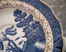 Load image into Gallery viewer, Booths Real Old Willow Saucer – Blue &amp; White Transferware Made in England – 16cm
