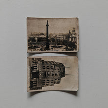 Load image into Gallery viewer, 2 x Sights of London Cigarette Cards Trafalgar Square &amp; Broadcasting House 1930s
