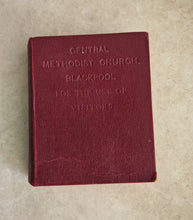 Load image into Gallery viewer, Vintage 1954 The Methodist Hymn-Book Central Methodist Church Blackpool Revised
