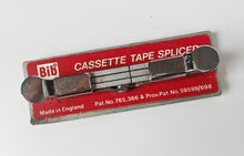 Load image into Gallery viewer, Vintage Bib Cassette Tape Splicer Made in England Audio Repair Editing Tool
