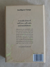 Load image into Gallery viewer, Mindful Affirmations Card Set Intelligent Change 52 Cards with Wooden Stand
