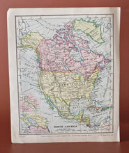 Load image into Gallery viewer, 2 x Vintage Printed Maps Of Europe and Africa, Stanley Gibbons Ltd, Book Plate, Old Book Plates
