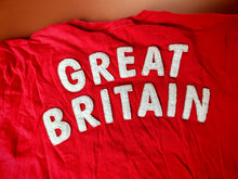 Load image into Gallery viewer, Adidas Team GB Olympic T-Shirt Unisex Size L Red Trefoil Logo Great Britain
