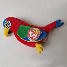 Load image into Gallery viewer, Jabber TY Beanie Baby with Tag! - 1997 Parrot Bean Bag Babies Soft Toy Plush
