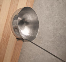 Load image into Gallery viewer, Vintage Stainless Steel and Wood Handle Ladle 28cm Long Retro Kitchenalia Utensil
