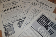 Load image into Gallery viewer, 17 x Various Book Page Adverts - 1960&#39;s Nautical Instruments &amp; Products Adverts
