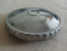 Load image into Gallery viewer, Vintage Metal Fuel Cap Cover 11cm Diameter Classic Car Tractor HGV Style

