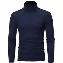 Load image into Gallery viewer, Thermal Underwear Tops Men Spring Clothes Thermal Shirt Autumn Men&#39;s Winter Tights High Neck Thin Slim Fit Long Sleeve T-shirt
