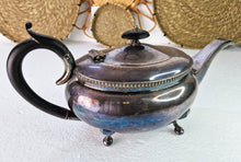Load image into Gallery viewer, Vintage EPNS Hard Soldered Teapot with Black Hard Plastic Handle
