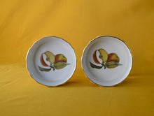 Load image into Gallery viewer, 2 x Royal Worcester Evesham Gold Ramekin / Single Portion Flan Dish Apple Autumn
