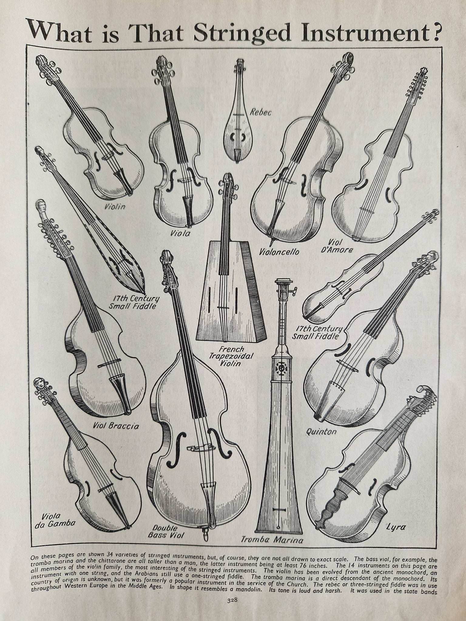 Sliding String Instrument Stringed Musical Instruments Image Illustrations Vintage Drawing Image ...